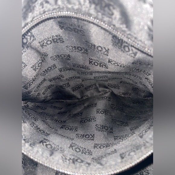 Michael Kors Black Pebbled Leather Backpack - Picture 12 of 14